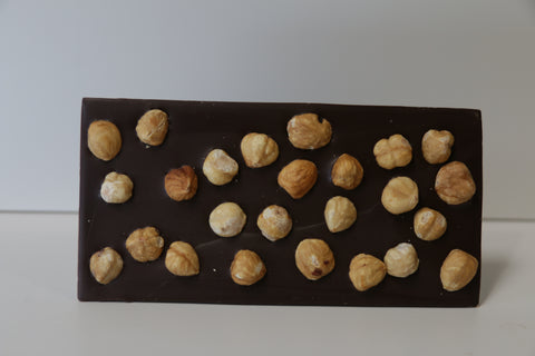 Dark Chocolate Bar with Hazelnuts